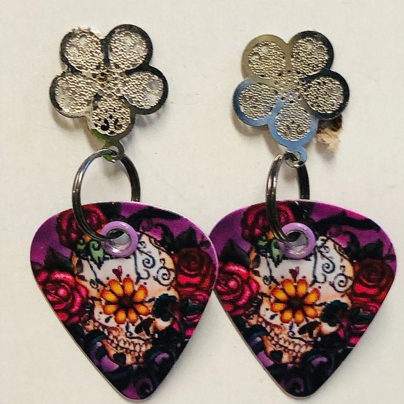 Guitar Pick Earrings by Guitar Pick Geek - Picture 1 of 5